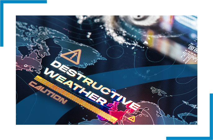 Distruptive weather report